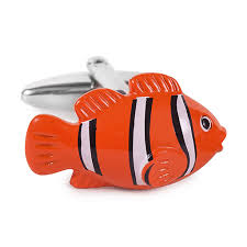 Freshwater fish counted cross stitch patterns. Clown Fish Cufflinks Cufflinks Evertribehq Handmade Products
