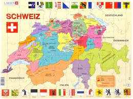 Váš internetový průvodce po švýcarsku. Larsen Vyukove Politicka Mapa Svycarsko 70 Dilku Od 139 Kc Heureka Cz