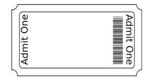 Ticket Stub Template Ticket Stubs Ticket Template Admit One Ticket