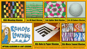 If you're drawing your 3d stairs with a pencil, trace over all of your lines with a black marker or pen. Optical Illusion Week May 11 15 Dryden Art