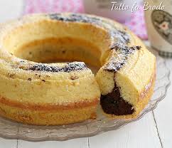 Ricetta sbriciolata con ricotta al cacao e pere. Ciambella Bicolore Alla Ricotta E Cacao Anche Bimby Tutto Fa Brodo In Cucina