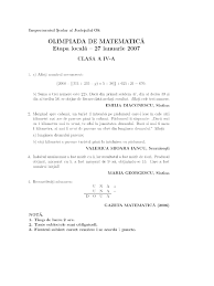 View the competition schedule and live results for the summer olympics in tokyo. Subiecte Olimpiada Matematica Clasa A Iv A
