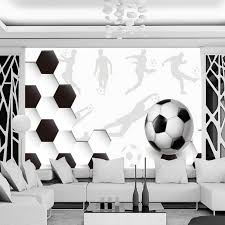 Setiap orang akan senang jika mempunyai wallpaper animasi pada hp android yang. Wallpaper Dinding Kamar Hitam Putih Wall Living Room Black And White Room Ball Wallpaper Football Interior Design Soccer Ball Mural 2057292 Wallpaperkiss
