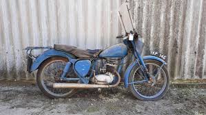Image result for Blue 1957 Motorcycle
