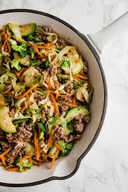 Ground Beef Cabbage Stir Fry Unbound Wellness Recipe Ground Beef And Cabbage Ground Beef Stir Fry Ground Beef