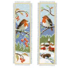 Maybe you would like to learn more about one of these? Vervaco Robins Counted Cross Stitch Bookmark Kit Sew Essential