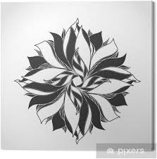 Tatouage fleur noir et blanc tatouage fleur noir et blanc 20 tatouages fleuris que vous voulez. Tableau Sur Toile Fantastique Fleur Noir Et Blanc Motif De Tatouage Pixers Nous Vivons Pour Changer