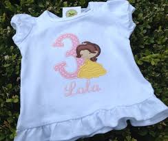 3rd Birthday Princess Birthday Dress For 3 Year Old Birthday Princess Belle Applique Shirt By Preppyponydesigns 24 00 Princess Birthday Birthday Shirts Belle Applique