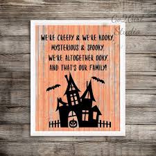 Halloween Printable Halloween Decoration The Addams Family Quote Halloween Humor P Printable Halloween Decorations Halloween Printables Addams Family Quotes