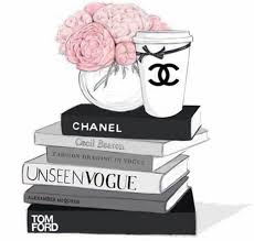 Chanel Tapiz Wallpaper Girly Drawings Art Girls Room Wallpaper
