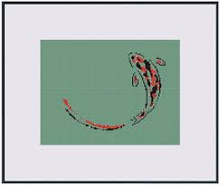 We invite you to look it over, try it for free, and contact us with any questions. Counted Cross Stitch Pattern Zen Koi Fish Minimalist Cross Stitch Cross Stitch Patterns Crochet Cross