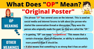 All about league of legends! Op Meaning What Does Op Mean Interesting Text Conversations 7esl