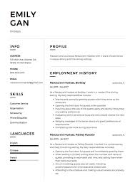 Hostess Resume Guide 12 Resume Examples Free Downloads 2020