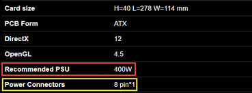 how to find right power supply for graphics card detailed