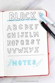 Bullet Journal Fonts 14 Fonts For Bullet Journal You Need To Try
