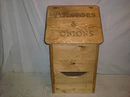 The potato and onion bin is made from scrap 3/4 oak plywood, 3/4 dimensional syp and some just plain ole pine from lowe's. Amazon Com Potatoe And Onion Bin