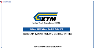 Temuduga terbuka di keretapi tanah melayu berhad (ktmb) kini dibuka. Jawatan Kosong Terkini Keretapi Tanah Melayu Berhad Ktmb Kerja Kosong Kerajaan Swasta