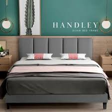 Or get you decorating guns out. Handley Canvas Divan King Size Bed Frame Grey