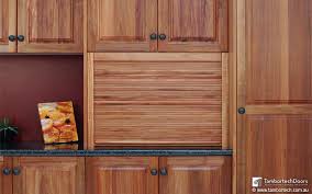 Solid Timber Tambour Kitchen Doors Tambortech