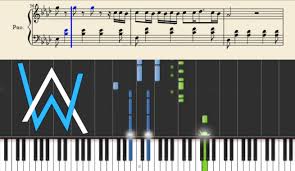 Alan Walker Faded Piano Tutorial Sheets Piano Tutorial Alan Walker Piano