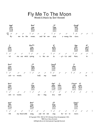 Frank Sinatra Fly Me To The Moon In Other Words Sheet Music Notes Chords Score Download Printable Pdf Ukulele Chords Songs Ukulele Songs Ukulele Fingerpicking Songs