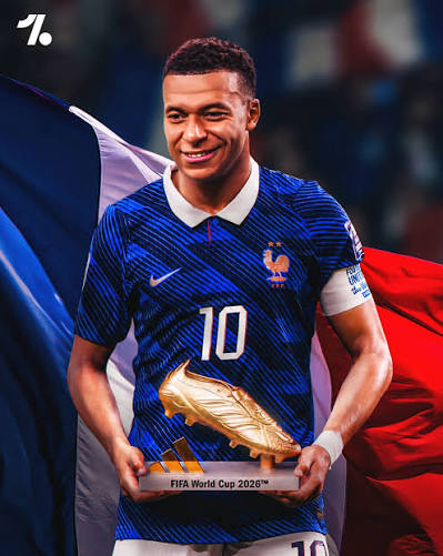 Kylian Mbappé becomes the first player in history to win the Golden Boot at two separate World Cups 🤯⚽️ 🔝 2022 - 8 Goals 🔝 2026 - 10 Goals
