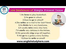 Questions are often based on confusing pairs. 50 Sentences Of Simple Present Tense English Study Here