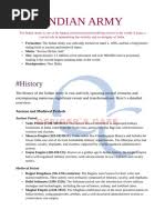 Regiments of Indian Army | PDF ...