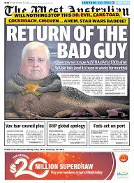 Leader of united australia party. Newspaper Savages Clive Palmer By Comparing Him Into Jabba The Hut