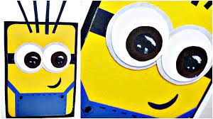 Cute father's day card for kids| how to make hand print minion card for father| paper craft for kidsmaterials:.papersgluescissorssketch penit's. Minion Card Ideas Diy Birthday Cards Tutorial Handmade Card For Birthday Step By Step Youtube