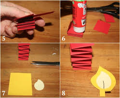 Adventskranz Basteln Kindern Papier Kerze Falten Adventskranz Basteln Weihnachtskranze Basteln Weihnachtszeit Basteln