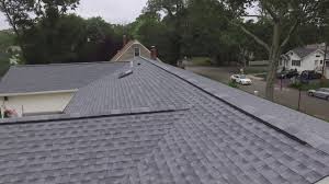 This is my new roof with timberline hd shingles in pewter gray and a cobra ridge vent. Drone Video Of Gaf Oyster Grey Roof And Certainteed Siding Youtube