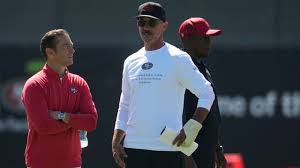 Robert Saleh, Kyle Shanahan reflect on reunion at Titans-49ers joint 