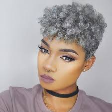 We have another short grey hairstyles for women over 50 and 60. Pinterest Blackhairomg Natural Hair Styles Natural Gray Hair Short Natural Hair Styles