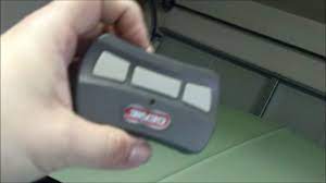 This calibrates the opener and syncs it with your remote control. Garage Door Remote Programming Genie Gitr 3 Youtube