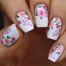 Check spelling or type a new query. 40 Beautiful Flower Nail Designs For Spring