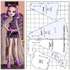 Monster High Sleeveless Cloak Pearltrees Monster High Doll Clothes Monster High Clothes Dolls Clothes Diy