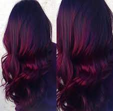 Red Velvet Balayage Dark Roots With Vibrant Burgundy Ends Done By Renee Spinale At The Dollhouse Burgundy Hair Balayage Hair Hair Styles