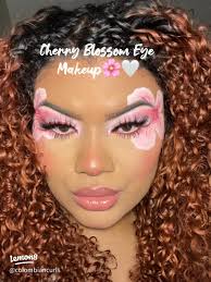Pink makeup 🌸 cherry blossoms