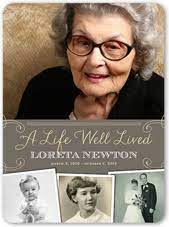 If you're making memorial jewelry in honor of your loved one, like a memorial diamond from eterneva, store your work of art with your printed template. Memorial Cards Shutterfly