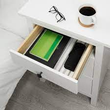 Nightstand nightstand drawers tall bedside tables. Hemnes 3 Drawer Chest White Stain 22 7 8x31 1 8 Ikea