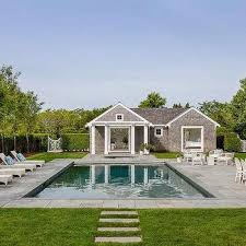 Check these clever, beautiful and highly functional bathroom designs in a series of different tiny houses if you have a pool, live by the beach or live in a tropical climate, an outdoor shower (with heated water) is a very nice addition to any yard and home. Pool House Bathroom Design Ideas