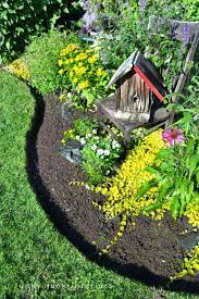They add to a garden's style and landscaping. How To Edge Flower Beds Like A Pro Flower Bed Edging Garden Edging Landscaping With Rocks