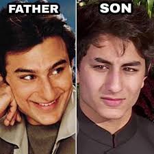 Ibrahim Ali Khan Looks Exactly Like Saif Ali Khan In This Rare Picture Iwmbuzz Saif Ali Khan Film Posters Vintage Khan