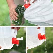 Camper van conversion ideas for carrying your drinking water. Buy Kingcamp Bpa Free Collapsible Water Container With Spigot Premium Portable Water Storage Jug Water Carrier Foldable Canteen Perfect For Outdoors Bbq Camping Hiking Bpa Free 2 2 Gallon 8l Online In