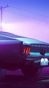 Gta v 1080p, 2k, 4k, 5k hd wallpapers free download, these wallpapers are free download for pc, laptop, iphone, android phone and ipad desktop Wallpaper 1969 Ford Mustang Car Back View Motel Neon Night 2560x1440 Qhd Picture Image