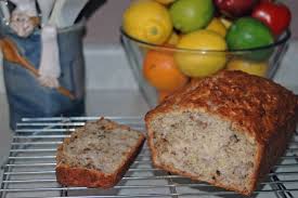 Sourdough Banana Bread I Added Walnuts And Miniature Chocolate Chips And I Use Butter Instead Of Shortening Yu Flours Banana Bread Banana Bread Tasty Baking