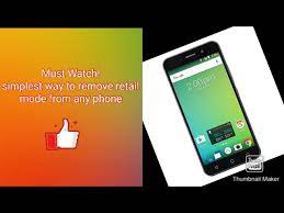 I am currently trying to flash another software kdz on a retail mode lg velvet 5g . How To Remove Retail Mode App From Any Android Phone Youtube