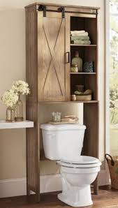 Bath Storage Trendy Farmhouse Rolling Barn Door Bathroom Cabinet Allows You To Util Bathroom Cabinet Makeover Bathroom Cabinets Diy Bathroom Cabinets Designs