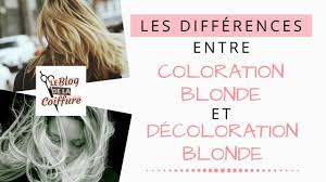 Si votre couleur naturelle est : Comprendre Les Differences Entre Coloration Blonde Et Decoloration Blonde